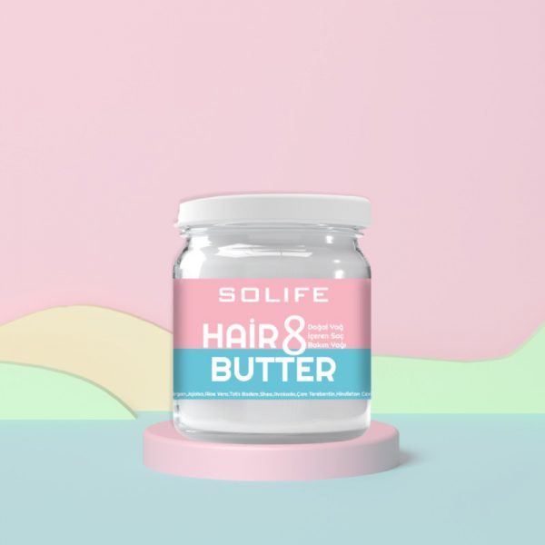Hair Butter Doğal Yağlar İçeren Saç Bakım Kürü - Görsel 2