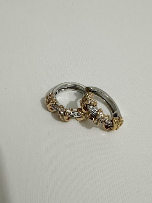 Altın Kaplamalı Silver Küpe