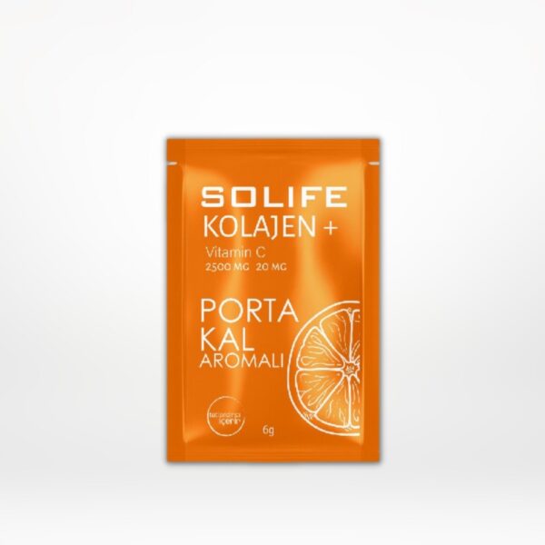 Kolajen Vitamin C Portakal Aromalı 2500 mg + 20 mg 1 Şaset
