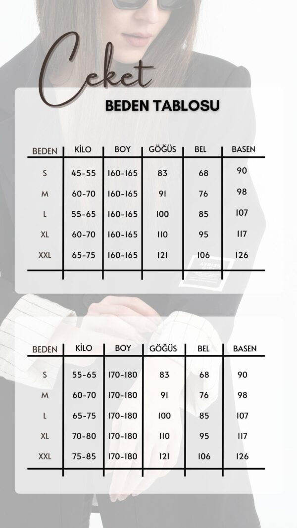 Omuzları Vatkalı Önü Çıtçıtlı Atlas Kumaş Kadın Blazer Ceket - Lacivert - Görsel 6